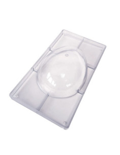 MOLDE 1/2 HUEVO LISO 230x163mm 1p - 350g