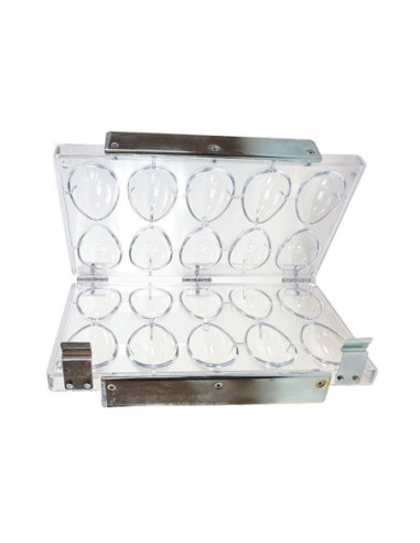 MOLDE HUEVO LISO 80x55mm  10p - 35/40g ROTATIVA