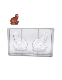 MOLDE CONEJO CON HUEVO 2i