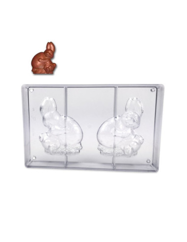 MOLDE CONEJO CON HUEVO 2i