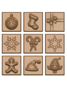 NAPOLITANAS NAVIDAD 2 31.2x31.2x7mm PC 275X175