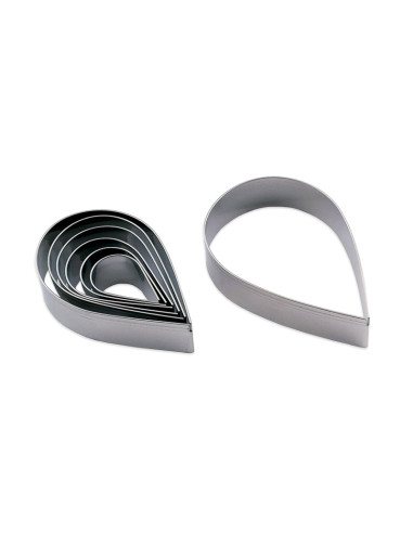 CORTAPASTAS (7) LAGRIMA INOX CUT8L7Cortapastas metálicos