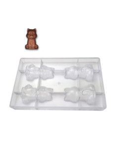 MOLDE GATITO 88 x56.7 mm 2+2c
