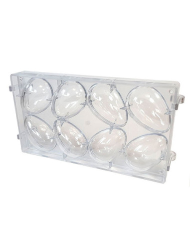 MOLDE 1/2 HUEVO LISO 100x66mm 8p - 60/70g-1