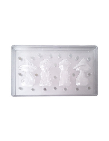 GATO + CALABAZA 4p POLICARBONATO MAGNÉTICO-1