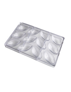 MOLDE CW2370 HABA CACAO 74x38x20mm 12cChocolate World 2