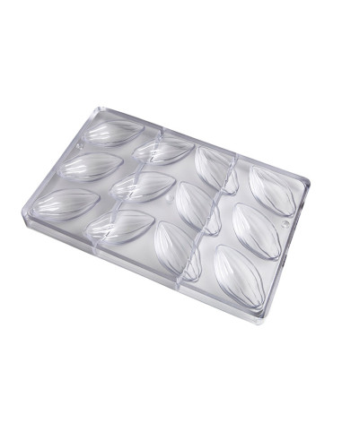 MOLDE CW2370 HABA CACAO 74x38x20mm 12cChocolate World